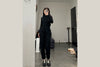 untitlab black trainer shoes AW21 AW1211403